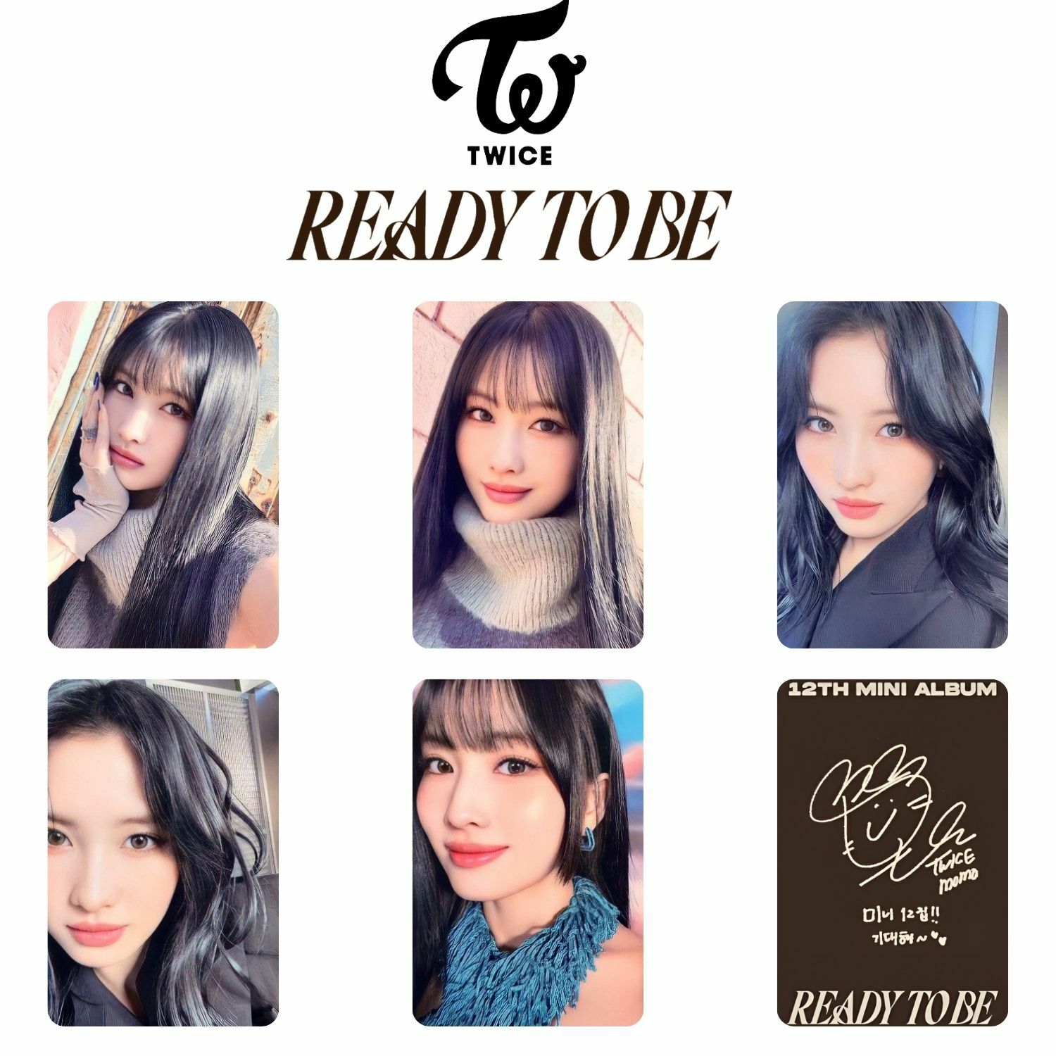 TWICE Momo '' Ready to be '' Album Kart Seti