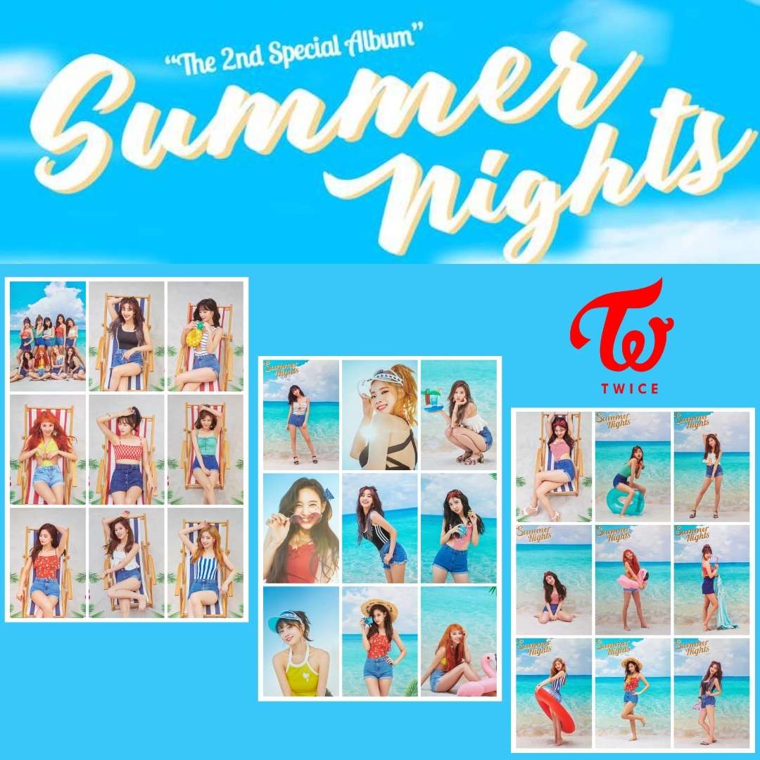 TWICE ''Summer Nights'' Fotokart Seti