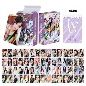 IVE '' Be Allright '' Çift Yön Baskılı Hologramlı / Lomo Card Seti (60 Pcs)
