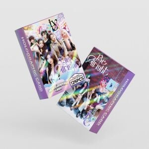 IVE '' Be Allright '' Çift Yön Baskılı Hologramlı / Lomo Card Seti (60 Pcs)