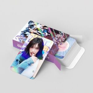 IVE '' Be Allright '' Çift Yön Baskılı Hologramlı / Lomo Card Seti (60 Pcs)