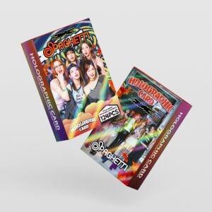 LE SSERAFIM '' Spaghetti '' Çift Yön Baskılı Hologramlı / Lomo Card Seti (60 Pcs)