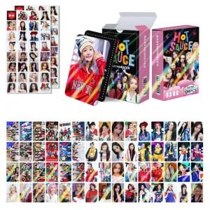 BABYMONSTER '' Hot Souce '' Çift Yön Baskılı Hologramlı / Lomo Card Seti (60 Pcs)