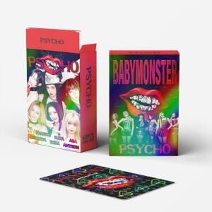 BABYMONSTER '' Psycho '' Çift Yön Baskılı Hologramlı / Lomo Card Seti (60 Pcs)