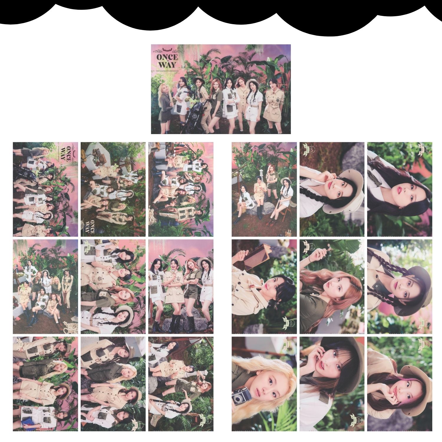 TWICE Japan 2022 Season's Greetings '' ONCE-WAY '' Fotokart Seti