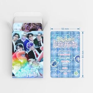 STRAY KIDS '' Stay in our Little House '' Çift Yön Baskılı Hologramlı / Lomo Card Seti (60 Pcs)
