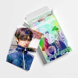 CORTIS '' GreenGreen '' Çift Yön Baskılı Hologramlı / Lomo Card Seti (60 Pcs)
