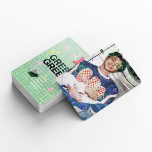 CORTIS '' GreenGreen '' Çift Yön Baskılı Hologramlı / Lomo Card Seti (60 Pcs)