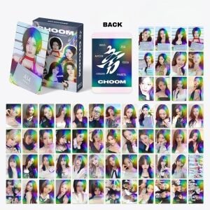 BABYMONSTER '' Choom '' Çift Yön Baskılı Hologramlı / Lomo Card Seti (60 Pcs)