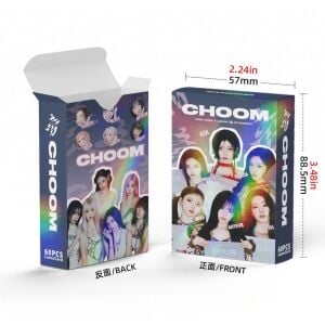 BABYMONSTER '' Choom '' Çift Yön Baskılı Hologramlı / Lomo Card Seti (60 Pcs)