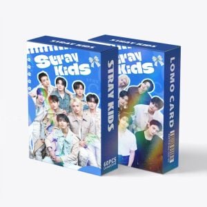 STRAY KIDS '' Stay '' Çift Yön Baskılı Hologramlı / Lomo Card Seti (60 Pcs)