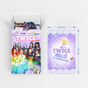 TWICE Çift Yön Baskılı Hologramlı / Lomo Card Seti (60 Pcs)