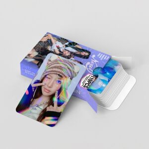 NEW JEANS Çift Yön Baskılı Hologramlı / Lomo Card Seti (55 Pcs)
