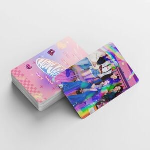 NEW JEANS Çift Yön Baskılı Hologramlı / Lomo Card Seti (55 Pcs)