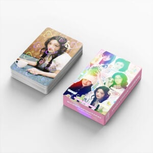 ILLIT '' MAMIHLAPINATAPAI '' Çift Yön Baskılı Hologramlı / Lomo Card Seti (60 Pcs)