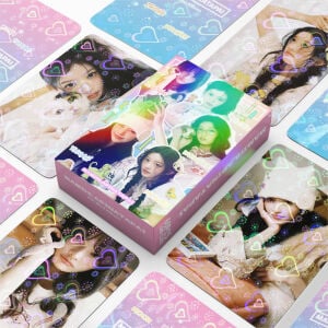 ILLIT '' MAMIHLAPINATAPAI '' Çift Yön Baskılı Hologramlı / Lomo Card Seti (60 Pcs)