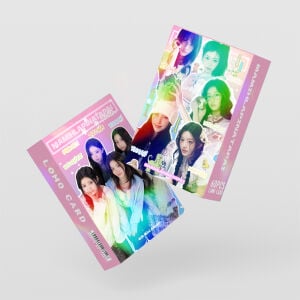 ILLIT '' MAMIHLAPINATAPAI '' Çift Yön Baskılı Hologramlı / Lomo Card Seti (60 Pcs)