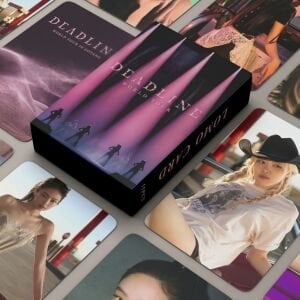 BLACKPINK '' Deadline '' Çift Yön Baskılı Hologramlı Lazer/Lomo Card Seti