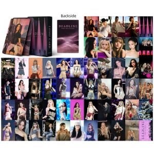 BLACKPINK '' Deadline '' Çift Yön Baskılı Hologramlı Lazer/Lomo Card Seti