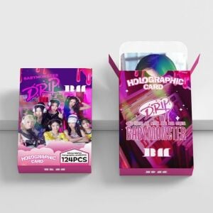 BABYMONSTER '' Drip '' Çift Yön Baskılı Hologramlı / Lomo Card Seti (60 Pcs)
