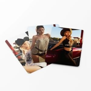 BLACKPINK '' Deadline '' Çift Yön Baskılı Hologramlı Lazer/Lomo Card Seti