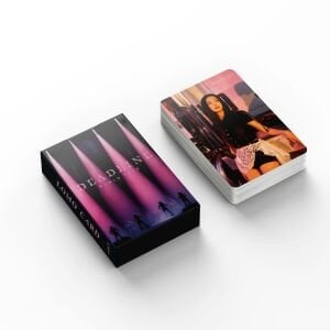 BLACKPINK '' Deadline '' Çift Yön Baskılı Hologramlı Lazer/Lomo Card Seti