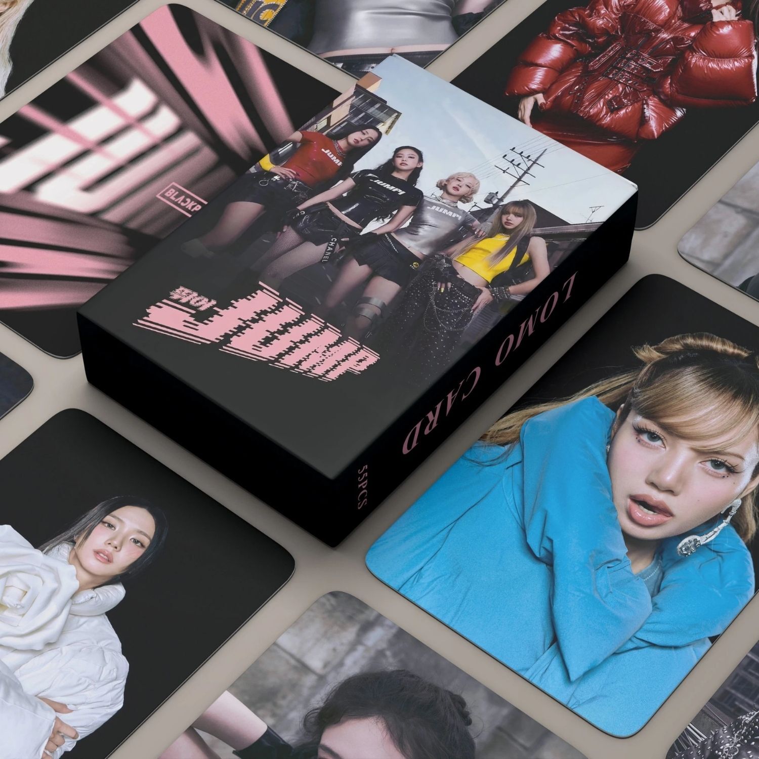BLACKPINK '' Jump '' Çift Yön Baskılı Hologramlı Lazer/Lomo Card Seti