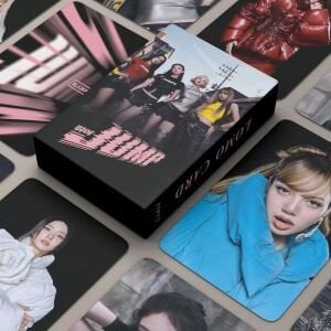 BLACKPINK '' Jump '' Çift Yön Baskılı Hologramlı Lazer/Lomo Card Seti