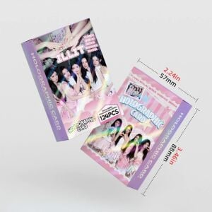 ILLIT Çift Yön Baskılı Hologramlı / Lomo Card Seti (60 Pcs)