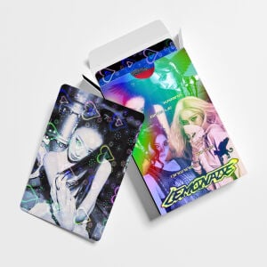 AESPA '' Lemonade '' Çift Yön Baskılı Hologramlı / Lomo Card Seti (60 Pcs)