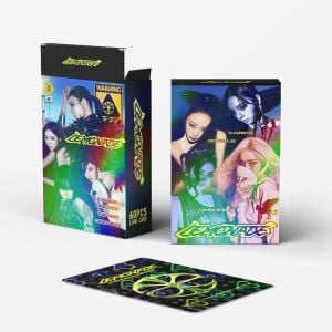 AESPA '' Lemonade '' Çift Yön Baskılı Hologramlı / Lomo Card Seti (60 Pcs)
