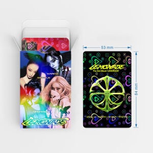 AESPA '' Lemonade '' Çift Yön Baskılı Hologramlı / Lomo Card Seti (60 Pcs)