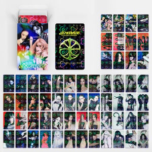 AESPA '' Lemonade '' Çift Yön Baskılı Hologramlı / Lomo Card Seti (60 Pcs)