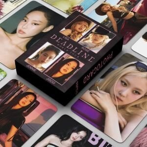 BLACKPINK '' Deadline '' Çift Yön Baskılı Hologramlı Lomo Card Seti