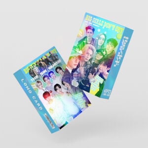 ENHYPEN '' The Sin : VANISH '' Çift Yön Baskılı Hologramlı / Lomo Card Seti (60 Pcs)