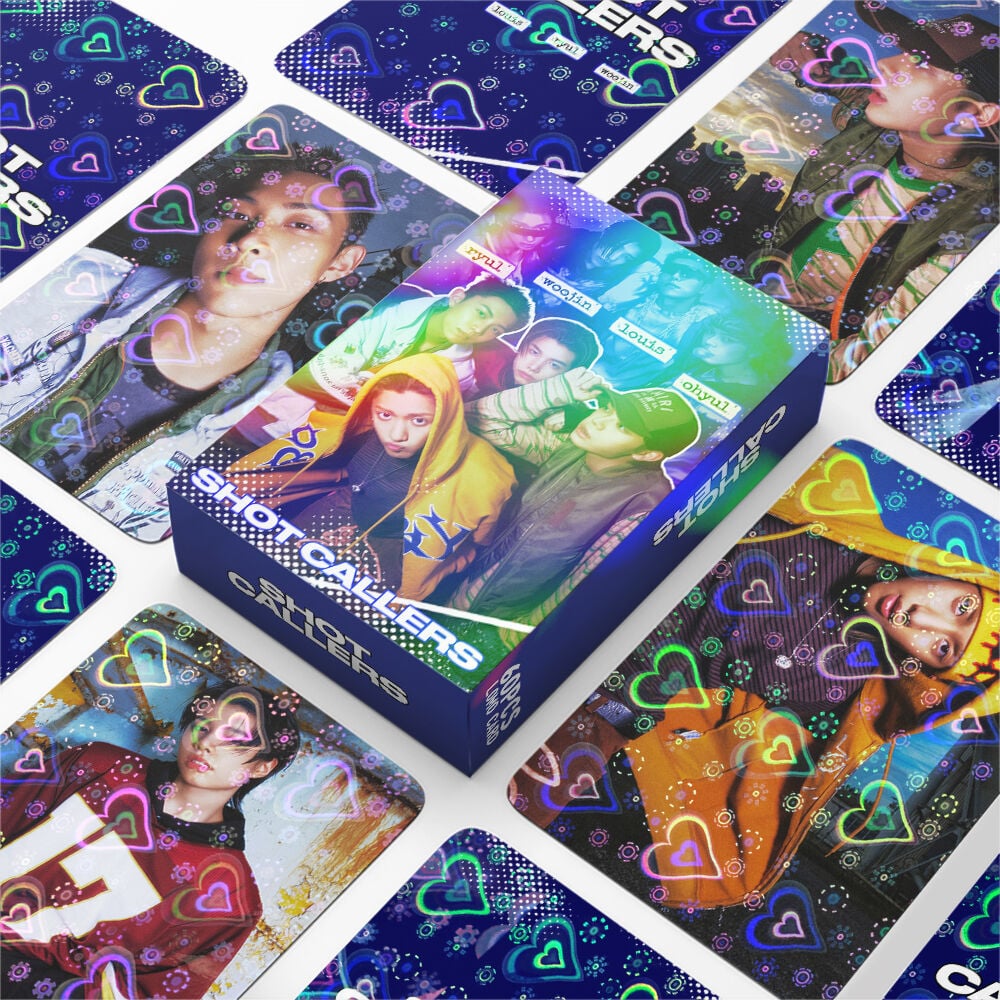 LNGSHOT '' Shot Callers '' Çift Yön Baskılı Hologramlı / Lomo Card Seti (60 Pcs)