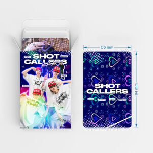 LNGSHOT '' Shot Callers '' Çift Yön Baskılı Hologramlı / Lomo Card Seti (60 Pcs)
