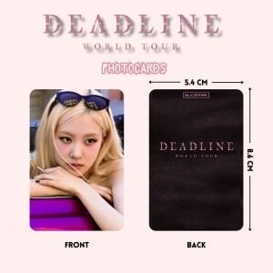 BLACPINK  '' World Tour : DEADLINE '' Photocards Set 1