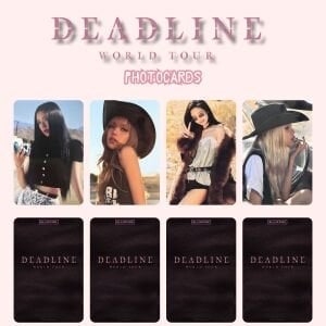 BLACPINK  '' World Tour : DEADLINE '' Photocards Set 2