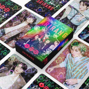BTS '' Arirang '' Çift Yön Baskılı Hologramlı / Lomo Card Seti (60 Pcs)