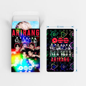 BTS '' Arirang '' Çift Yön Baskılı Hologramlı / Lomo Card Seti (60 Pcs)