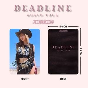 BLACPINK  '' World Tour : DEADLINE '' Photocards Set 3