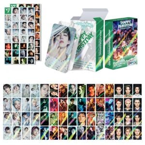 SEVENTEEN '' Happy Burstday '' Çift Yön Baskılı Hologramlı / Lomo Card Seti (60 Pcs)