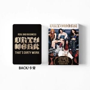 AESPA '' Dirty Work '' Çift Yön Baskılı Lomo Card Seti
