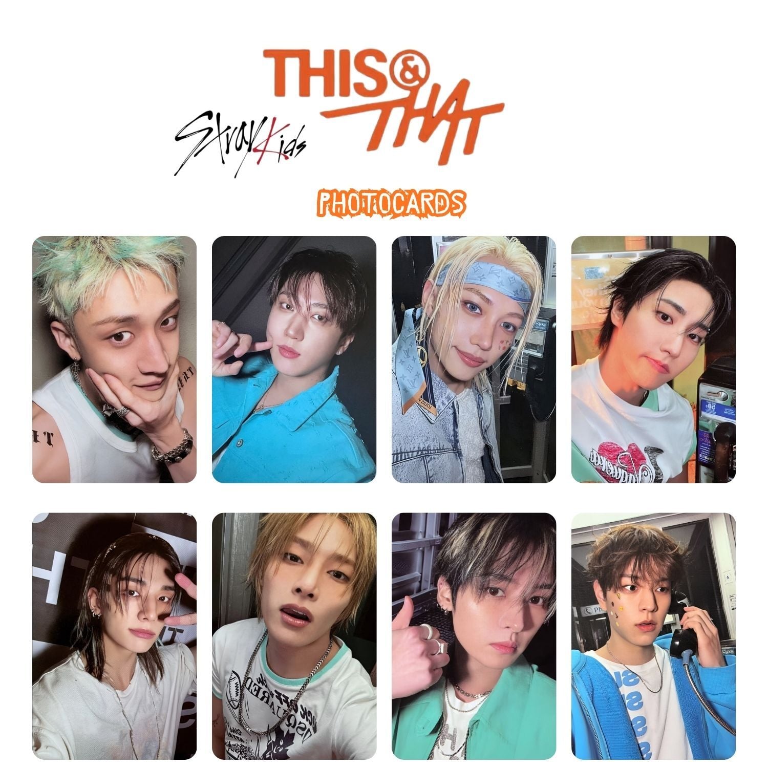 STRAY KIDS '' This & That '' THAT Ver. Photocards Set