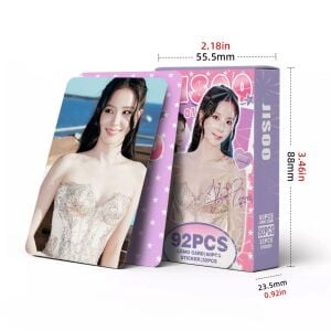 BLACKPINK '' Jisoo '' Çift Yön Baskılı Lomo Card Seti (60 Pcs)