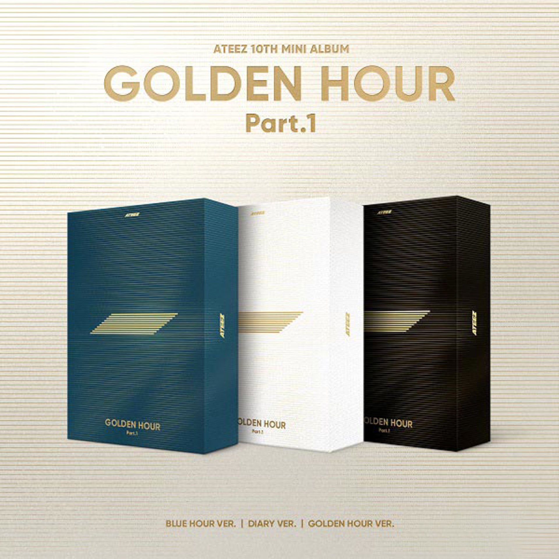 ATEEZ 10TH Mini Album – GOLDEN HOUR : Part.1