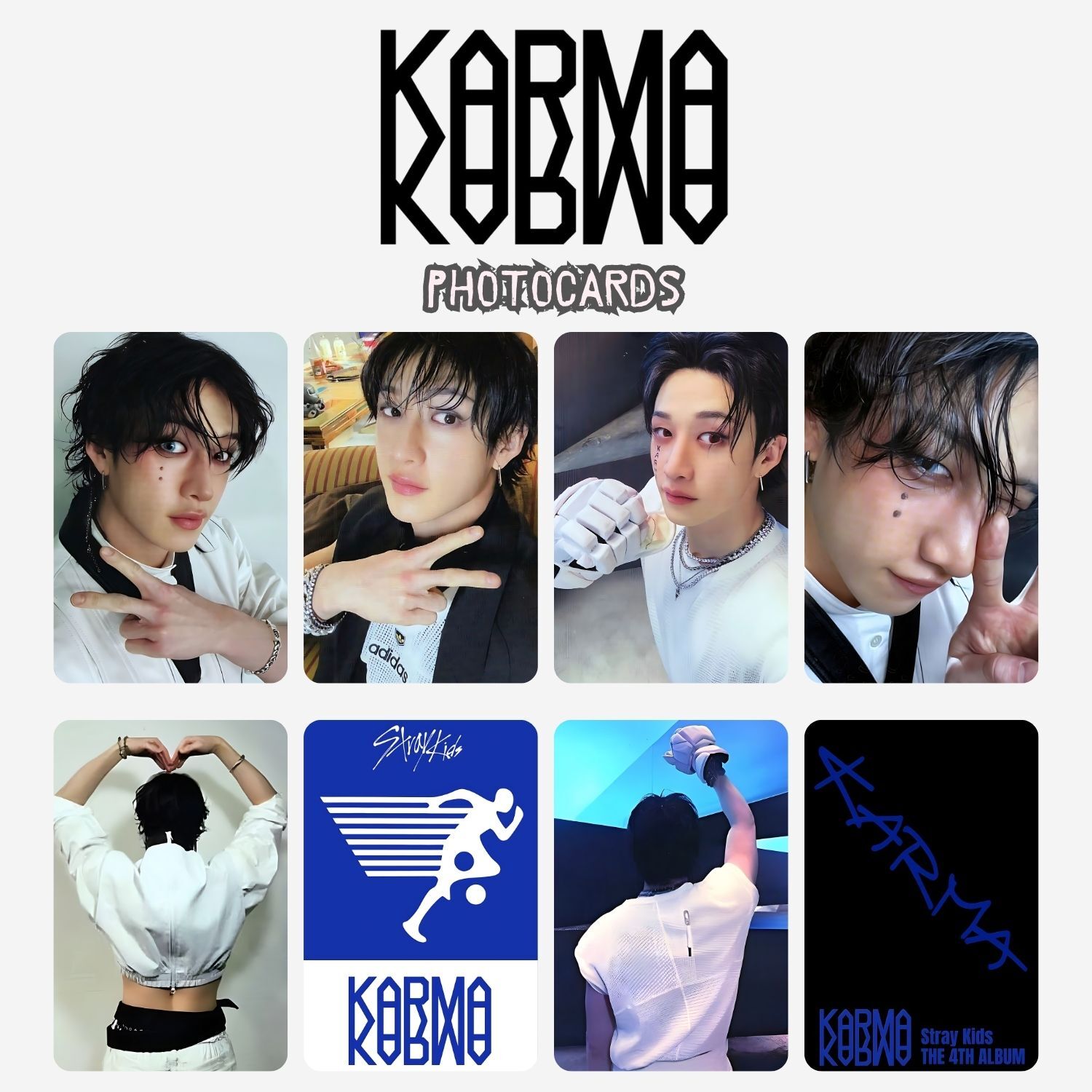 STRAY KIDS Bangchan '' Karma '' Photocards Set
