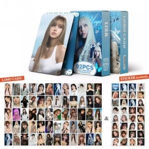 BLACKPINK '' Lisa '' Çift Yön Baskılı Lomo Card Seti (60 Pcs)