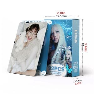BLACKPINK '' Lisa '' Çift Yön Baskılı Lomo Card Seti (60 Pcs)